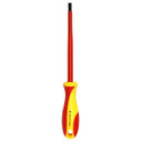 GOLDTOOL 150mm Electrical Insulated VDE Screwdriver. Tested to 1000 Volts AC. (1.2*6.5*150mm). Yellow/Red Colour Handle