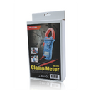 GOLDTOOL Rugged Clamp Meter Tester. Shock Resistant Plastic Case - Overload Protection - LED Display - AC: 0.1mV--750V - DC: 0.1V--1000V - AC: 10mA--1000A - Auto Power Off - Includes Battery & Testing Leads.