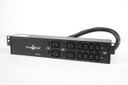 POWERSHIELD External Power Distribution Unit PDU to Accompany 6 - 10kVA UPS. Output Connectors 10A IEC 320 C13 (x8)  - 16A IEC 320(x4). Hardwired Input.
