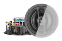 LUMI Audio 6.5" Wi-Fi & Bluetooth Ceiling Speakers (Active & Passive) RMS Power 60W, 0.75" Silk Dome Tweeter, Frequency 70Hz-20kHz, Wi-Fi 802.11b/g/n,Bluetooth V5.0, DC 24V/2.5A. Sold as a Pair. FLF-6WBS