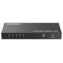 LENKENG 4K 4-In-1-Out HDMI HDR Switch. Support 12 bit full HD video - 3D video and 4K x 2K@30/60Hz ultra HD video. Compatible with HDMI 1.4 - HDMI 2.0 & HDCP 1.4 - HDCP 2.2. Includes Remote Control.