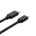 UNITEK 1m USB 2.0 USB-C Male to Micro-B Male Cable. OD: 2.8mm - Nickel Plated - Reversible USB-C Connector. Sync & Charging. Black Colour.