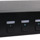 REXTRON 4 Port HDMI USB 3.0 4K UHD KVM Switch with Video Matrix Function. HDCP/EDID Engine Supported in Each Input Port.