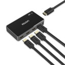 UNITEK 1-In-4-Out 4K HDMI 1.4b Splitter. Supports up to 4K@30Hz (UHD) resolution (3840 x 2160) and Compatible for 480p - 720p - 1080i - 1080p. Power Adaptor Included.