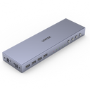 UNITEK HDMI KVM 4-in-1-Out Switch & Supports 4K@60Hz UHD. Includes 4x USB-A Ports - 4x HDMI Inputs & 1x HDMI Output Ports - 4x PC input Ports. Switch Buttons - LED Lights. Includes Cables.