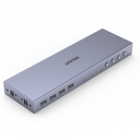 UNITEK HDMI KVM 4-in-1-Out Switch & Supports 4K@60Hz UHD. Includes 4x USB-A Ports - 4x HDMI Inputs & 1x HDMI Output Ports - 4x PC input Ports. Switch Buttons - LED Lights. Includes Cables.