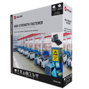 VELCRO High Strength Adhesive 25mm x 22.8m Hook & Loop Roll. Designed for Heavy Duty Applications. Excels on a Wide Range of Substrates. Temp Range from -35C to +65C. Full Bond in 24 Hours. Black Colour