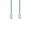 DYNAMIX 2m Cat6A 10G Green Ultra-Slim Component Level UTP Patch Lead (30AWG) with RJ45 Unshielded Gold Plated Connectors. Supports PoE IEEE 802.3af (15.4W).