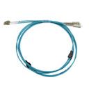 DYNAMIX 15M LC/LC OM3 Armoured Fibre Lead (Duplex, Multimode) Aqua 3.3mm LZSH Jacket