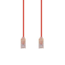 DYNAMIX 1.25m Cat6A 10G Red Ultra-Slim Component Level UTP Patch Lead (30AWG) with RJ45 Unshielded Gold Plated Connectors. Supports PoE IEEE 802.3af (15.4W).