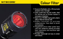 Nitecote Red Filter For 25.4Mm Flashlight