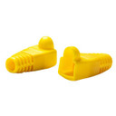 DYNAMIX YELLOW RJ45 Strain Relief Boot (6.0mm Outside Diameter). 20pk bag.