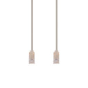 DYNAMIX 1m Cat6A 10G Beige Ultra-Slim Component Level UTP Patch Lead (30AWG) with RJ45 Unshielded Gold Plated Connectors. Supports PoE IEEE 802.3af (15.4W).