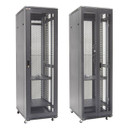 DYNAMIX 42RU Server Cabinet 800mm Deep, Front Mesh Door, Rear Mesh Double Doors, 2x 150mm Vertical Cable Trays 2x Fixed Shelves, 2x 6-Way PDU, bolt down kit, 25x cage nuts & 4x castors