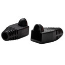 DYNAMIX BLACK RJ45 Strain Relief Boot (6.0mm Outside Diameter). 20pk bag.