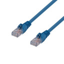 DYNAMIX 4m Cat6 Blue UTP Patch Lead (T568A Specification) 250MHz 24AWG Slimline Snagless Moulding with Unshielded Gold Plate Connector.
