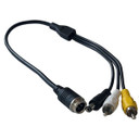 Avs 4 Pin Male Camera To Rca Screen Male Adaptor