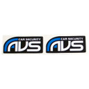 Set Of Two Avs Window Stickers