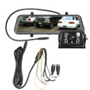 Avs 8.8" Ahd 720P Clip On Rear View Full Screen Mirror Kit With Ahd Heavy Duty Camera