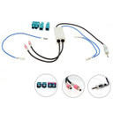 Aerial Adapter Dual Euro To Standard (Euro Button Type)