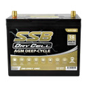 Automotive Battery Agm 12V 12Ah 620Cca By Ssb Ultra High Performance  Dry Cell