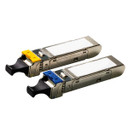 CARELINK 1.25G Single-mode WDM SFP LC Modules. Distance: 3km. HP & Generic Brand Compatible. Wavelength: 1310/1550nm. 0C~+70C. ** SOLD AS A PAIR TX & RX Modules.
