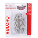 VELCRO Brand 22mm Stick On Hook & Loop Dots. Pack of 40. Designed for General Purpose Simple and Mess-Free. Attach Light Weight Items up To 500g. Perfect for Art -