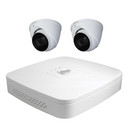 DAHUA 4-Channel IP Surveillance Kit Includes 4-Port 4K PoE NVR with 2TB HDD installed. 2x DAHUA 6MP IP 2.8mm Fixed PoE IR Turret Cameras. IP67 Rated. (NVRKIT4CH2T6MT.2)