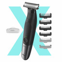Braun Series X XT5200 Wet & Dry All-In-One Tool w/ 6 Attachments and Travel Pouch – Black/Grey-Metal