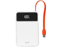 3sixT JetPak 2 in 1 10000mAh Power Bank - White/Orange