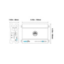 Db Drive Amp Mini 2 Ch - 2 X 125 Rms @ 4 Ohm / 2 X 250W Rms @ 2 Ohm NEOM2