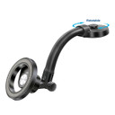 PROMATE MagGrip 360 Cradleless Flexible Magnetic Ring Smartphone Holder. Designed for Dashboard & Windshield. Metal Ring Included. Perfect for All Phones & Cases. Flexible Goosneck.
