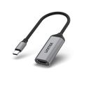 UNITEK USB-C to HDMI 4K Adapter. Stream with HDCP2.3, Supports a Wide Range of Devices Including USB-C-Enabled Mac, iPad. XPS, Surface. & Much More. Plug & Play. Space Grey Colour