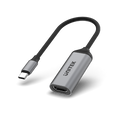 UNITEK USB-C to HDMI 4K Adapter. Stream with HDCP2.3, Supports a Wide Range of Devices Including USB-C-Enabled Mac, iPad. XPS, Surface. & Much More. Plug & Play. Space Grey Colour