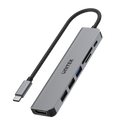 UNITEK 7-in-1 Multi-Port Hub with USB-C Connector. Includes 3x USB-A Ports