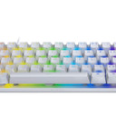 Razer Huntsman Mini - Mercury Edition - 60% Optical Gaming Keyboard (Clicky Purple Switch) - Frml Packaging
