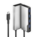 Alogic Usb-C Fusion Swift 4-In-1 Hub- 4 X Usb-A (Usb 3.0) - Space Grey