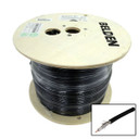 305m Roll RG6 Shielded Cable Black. 75ohm. 18AWG solid Core Foil and braid shield. *** SKY APPROVED ***  