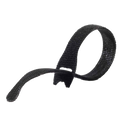 VELCRO Brand ECO Pre-cut 6pk Straps Made from 50% Recycled Materials. Strong, Durable, Reliable & Reusable. 9.5mm x 12.7cm Black Ties Suitable for Indoor or Outdoor Use. Wrap & Unwrap Over 1,000 Times.