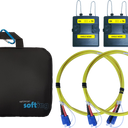 FIBERXPERT Singlemode Fiber Adapter 1310/1550nm Testing Kit. Includes 2x SM Adapters with SC Interfaces, 2x SC-LC Converter, 2x SC-LC Simplex Test Cords, 2x *Bought in to Order - 14 Day Lead