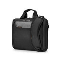 EVERKI Advance ECO Briefcase 16" Separate Zippered Accessory Pocket, Front Stash Pocket, Trolley Handle Pass Through Strap, Ergonomic Shoulder Pad. Made with Sustainable Materials!