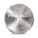 PROCELL Lithium CR2032 Coin Battery. Box of 20 (4x Strips of 5)    