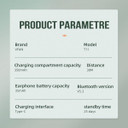 Vipfan Tws Earphone W/ Innovative Donut Shape Case (T11) White