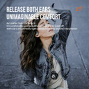 Vipfan Ows Earphone W/ Ear Hook, Innovative Style (T12) Black