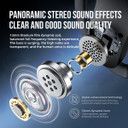 Vipfan Ows Earphone W/ Ear Hook, Innovative Style (T12) Black