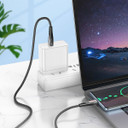 Hoco 3A Nylon Braided Metallic USB Cable - Type C (U133)