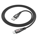 Hoco 3A Nylon Braided Metallic USB Cable - Type C (U133)