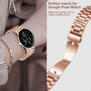 Google Pixel Watch      Stainless Steel Strap   RoseGold