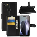 Google Pixel 3 Xl      Pu Wallet Case    [Black]