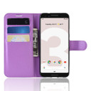 Google Pixel 3A      Pu Wallet Case    [Purple]